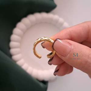 انگشتر میناکاری سفید