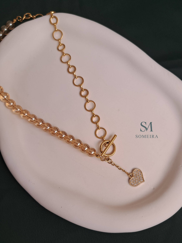 گردنبند دخترانه شامپاینی