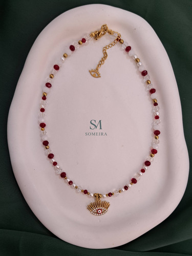 گردنبند کریستالی