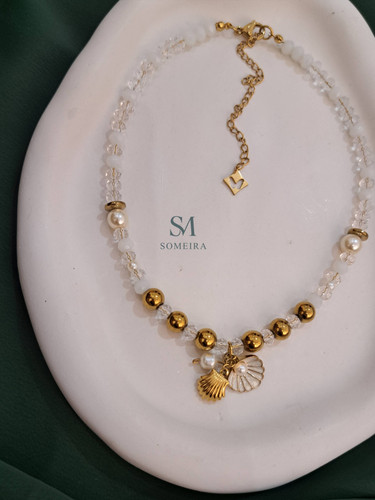 گردنبند با آویز صدف