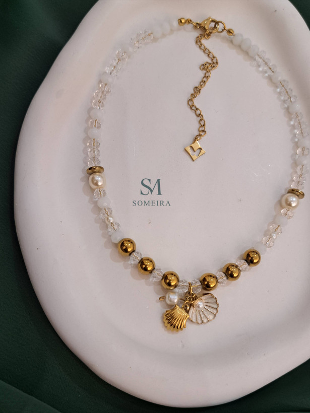 گردنبند با آویز صدف