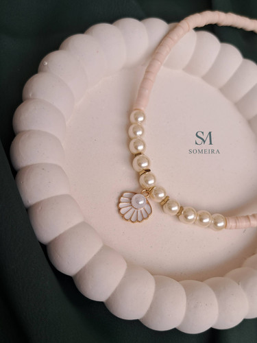 گردنبند فیمو کرم