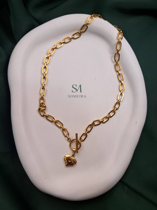 گردنبند قفل تی