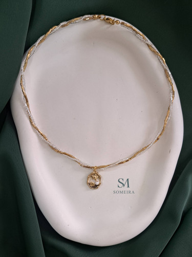 گردنبند دخترانه طوق پیچی کد ۲۰۷