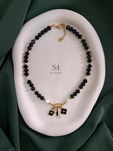 گردنبند دخترانه کریستالی چارم کد ۲۰۹