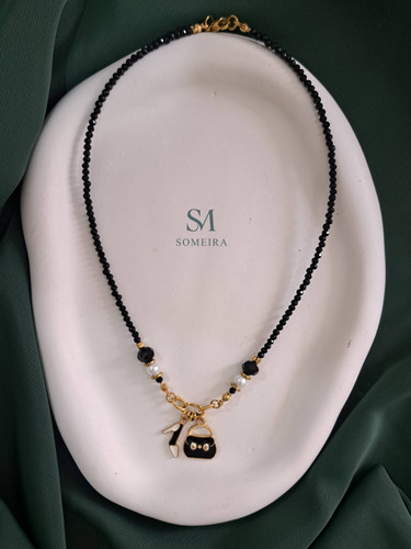 گردنبند دخترانه کریستالی کد ۲۱۰